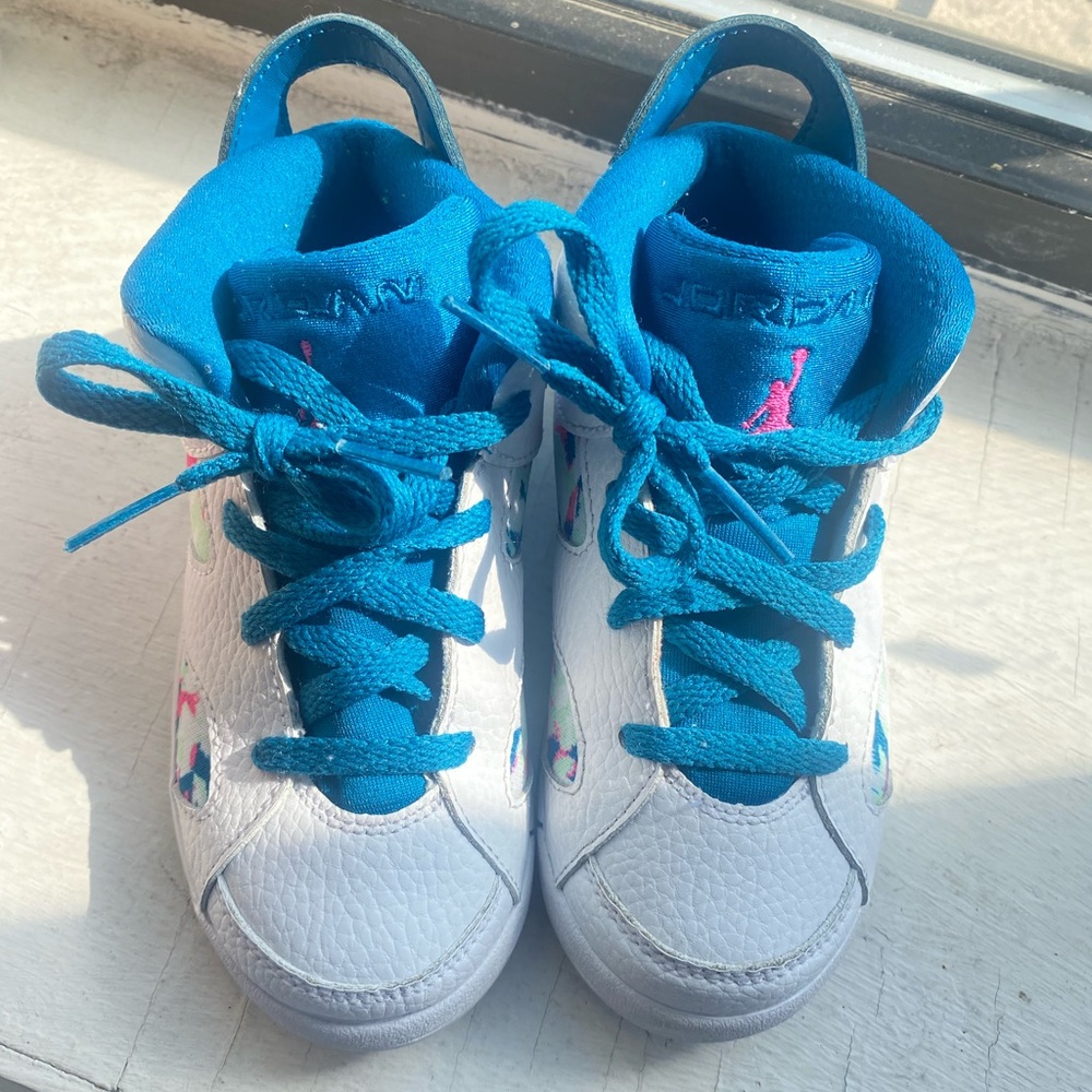 Little Girls Air Jordan 6 size 10c
